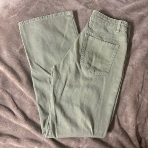 Garage Wide Leg Green Pants